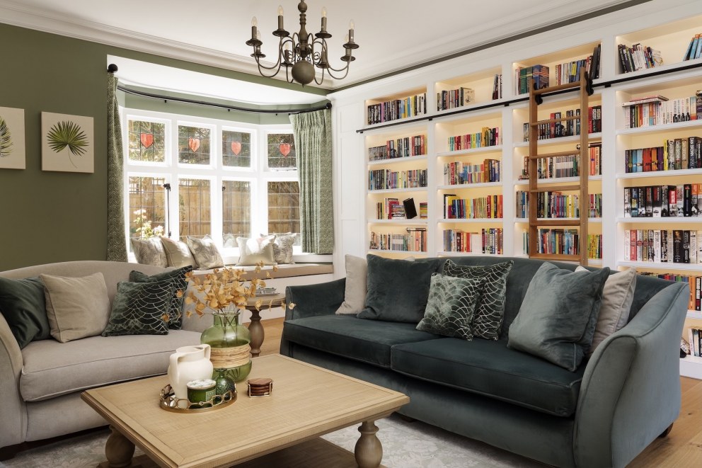 Epping Forest family home | Library | Interior Designers